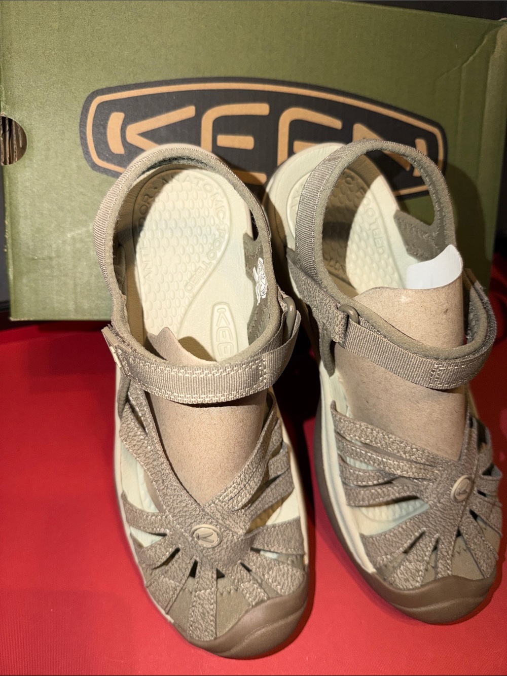 Keen Women's Taupe Multi-Strap Outdoor Sandals